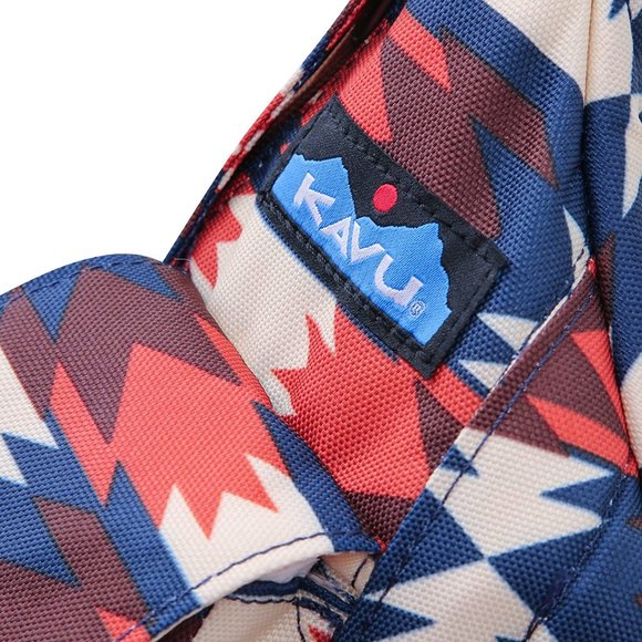 Kavu Bags Kavu Nwt Womens Rednavybrowncream Sedona Range Mini Rope